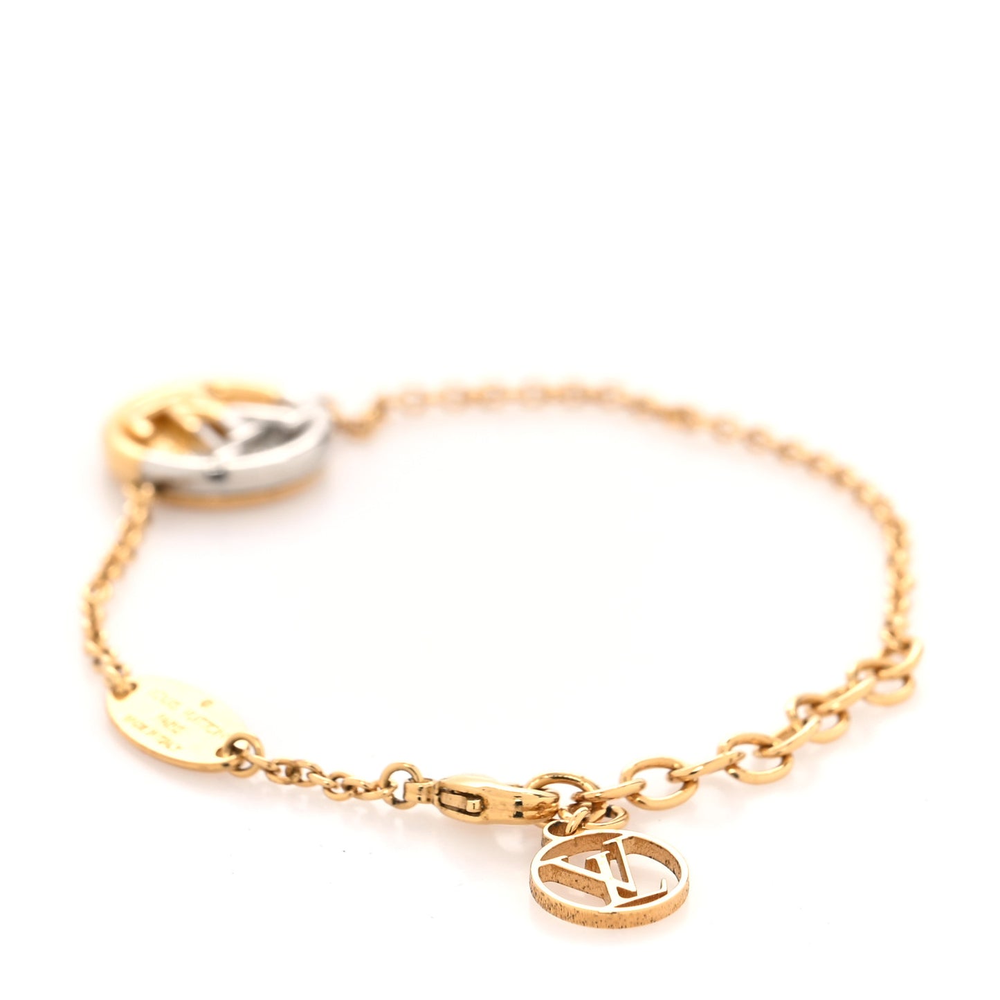 Metal L To V Bracelet Gold Silver