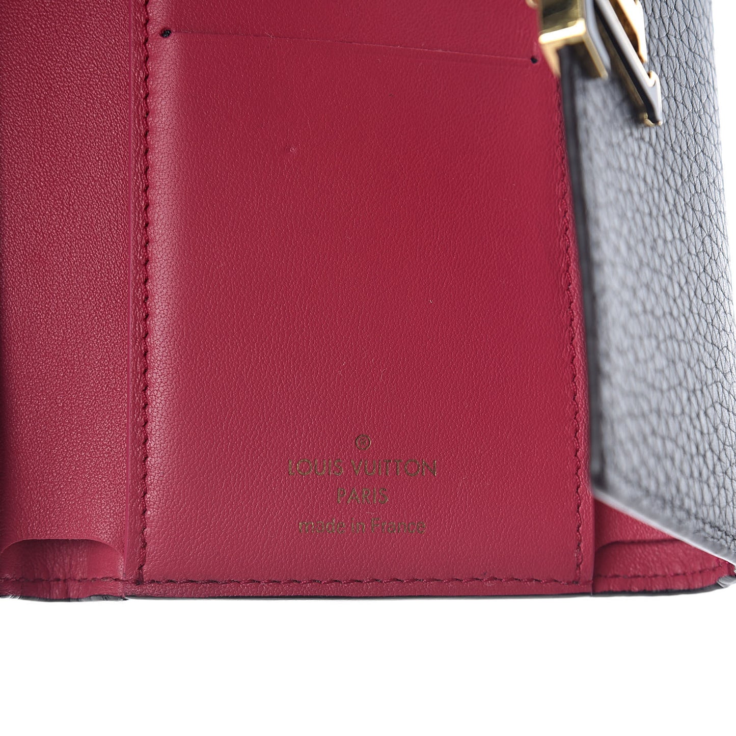 Taurillon Capucines Compact Wallet Black