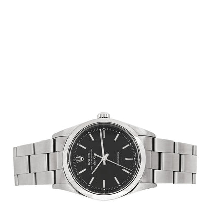 Rolex Stainless Steel 34mm Air-King Oyster Perpetual Precision Watch Black 14000 2 of 4