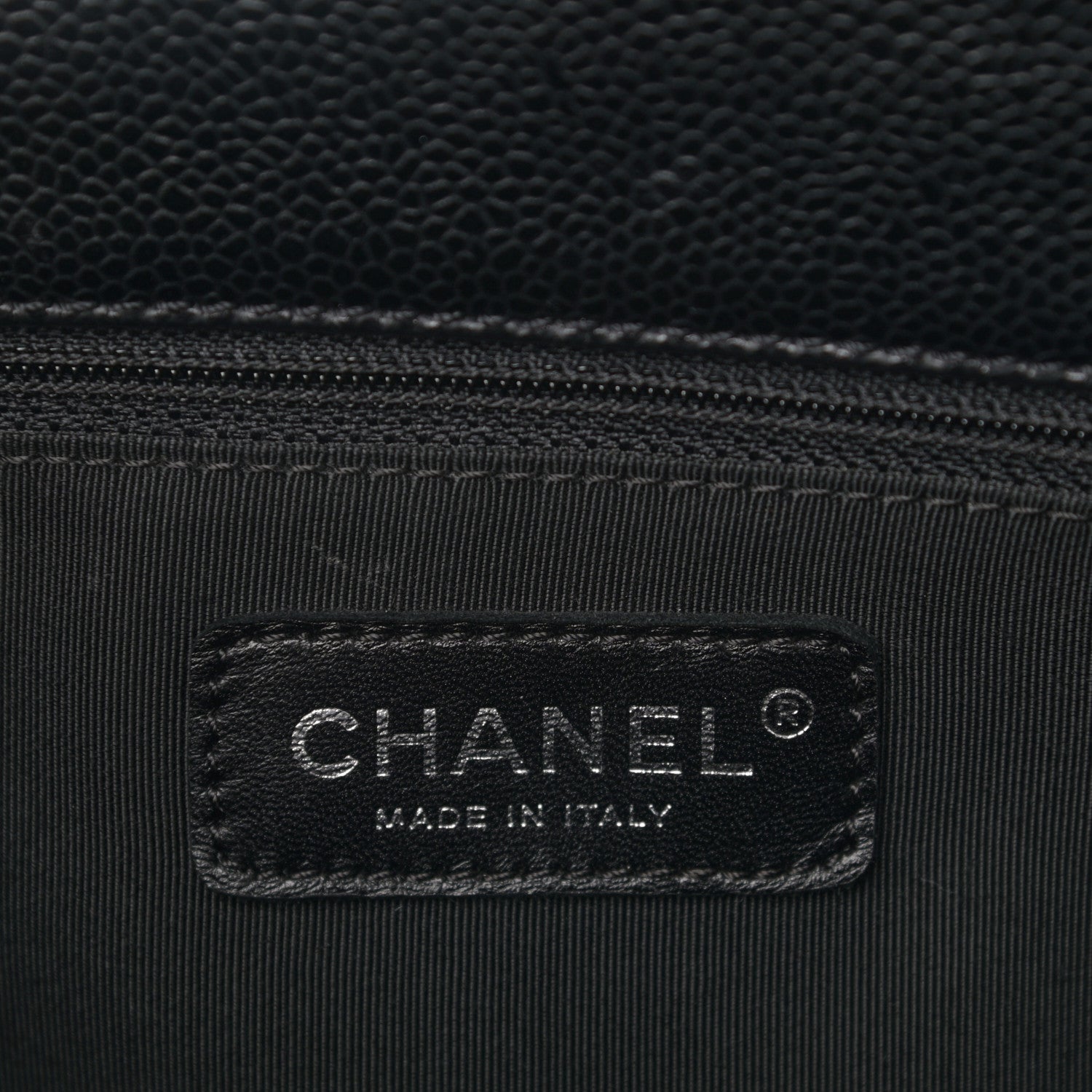 Chanel Caviar Quilted Grand Shopping Tote GST Black 6 of 11