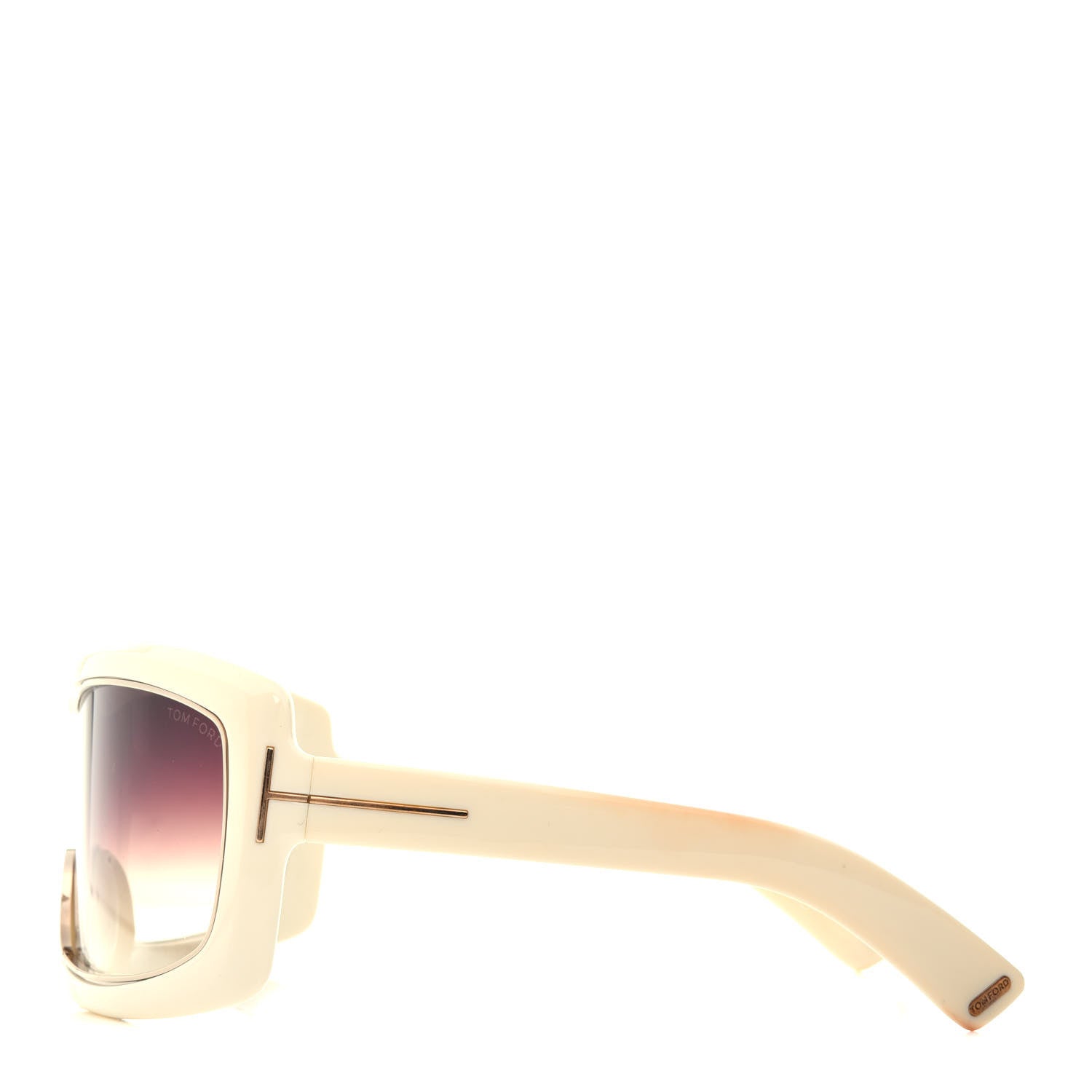 Tom Ford Olga Square Shield Sunglasses TF305 White 3 of 8