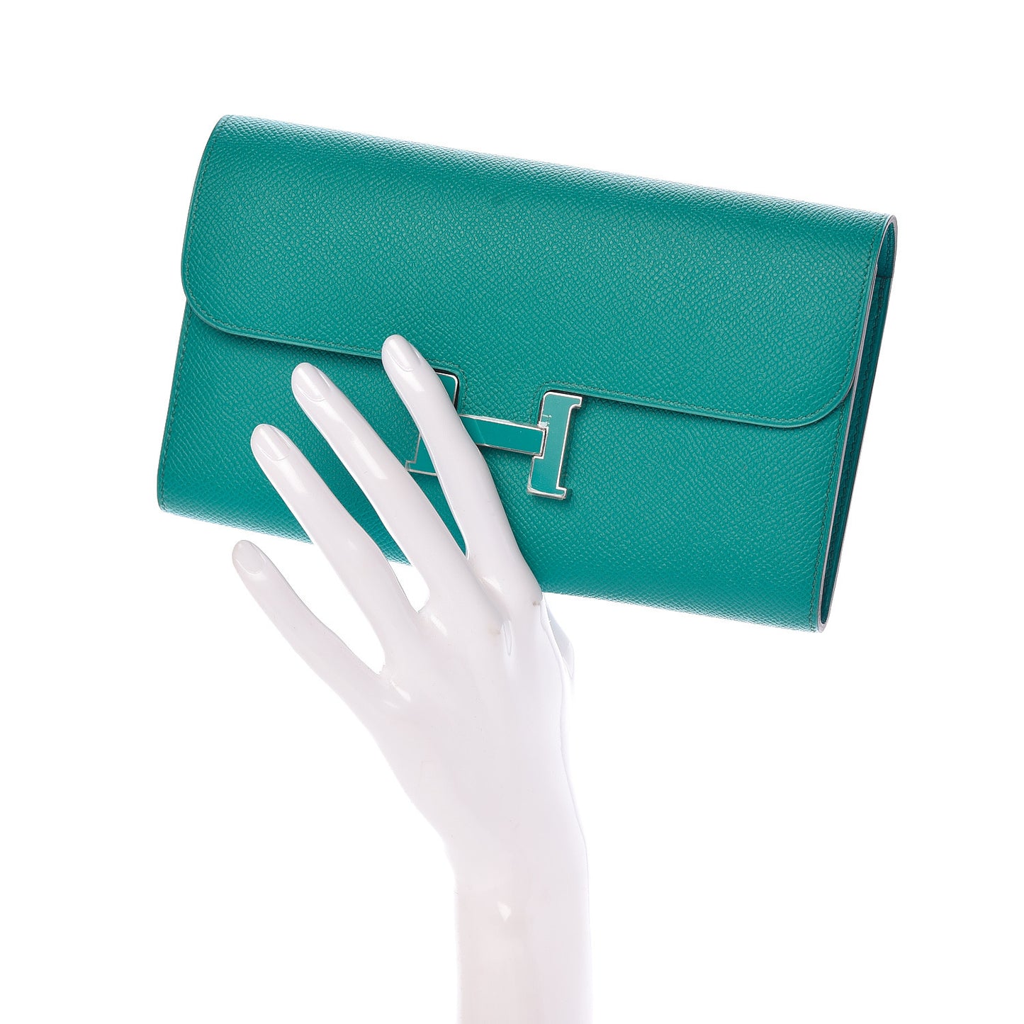 Epsom Constance Long Wallet Bleu Paon