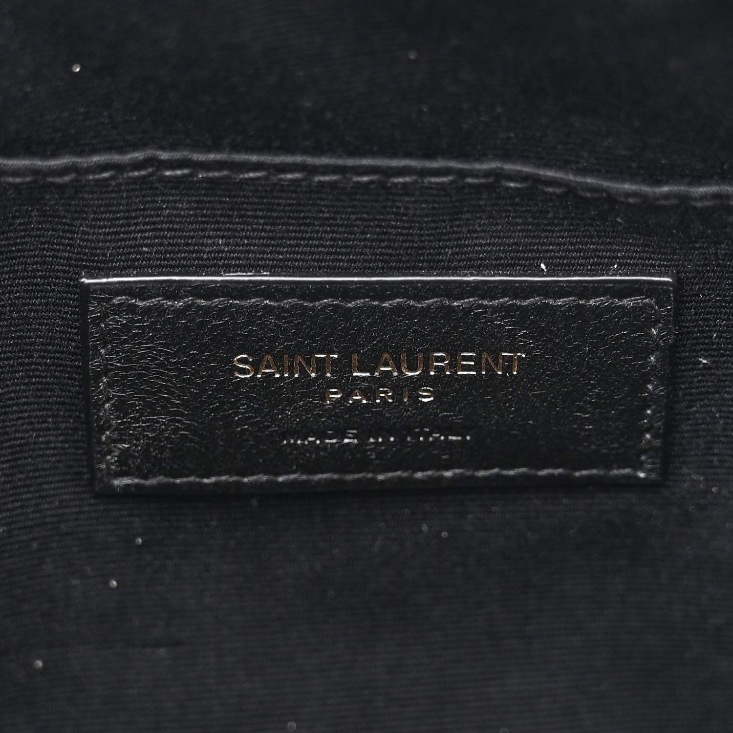 Saint Laurent Calfskin Matelasse Monogram Lou Camera Bag Dark Beige 6 of 17