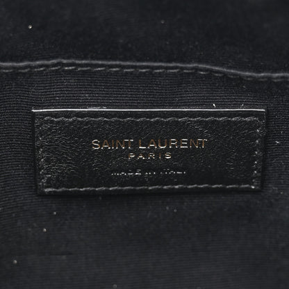 Saint Laurent Calfskin Matelasse Monogram Lou Camera Bag Dark Beige 6 of 17