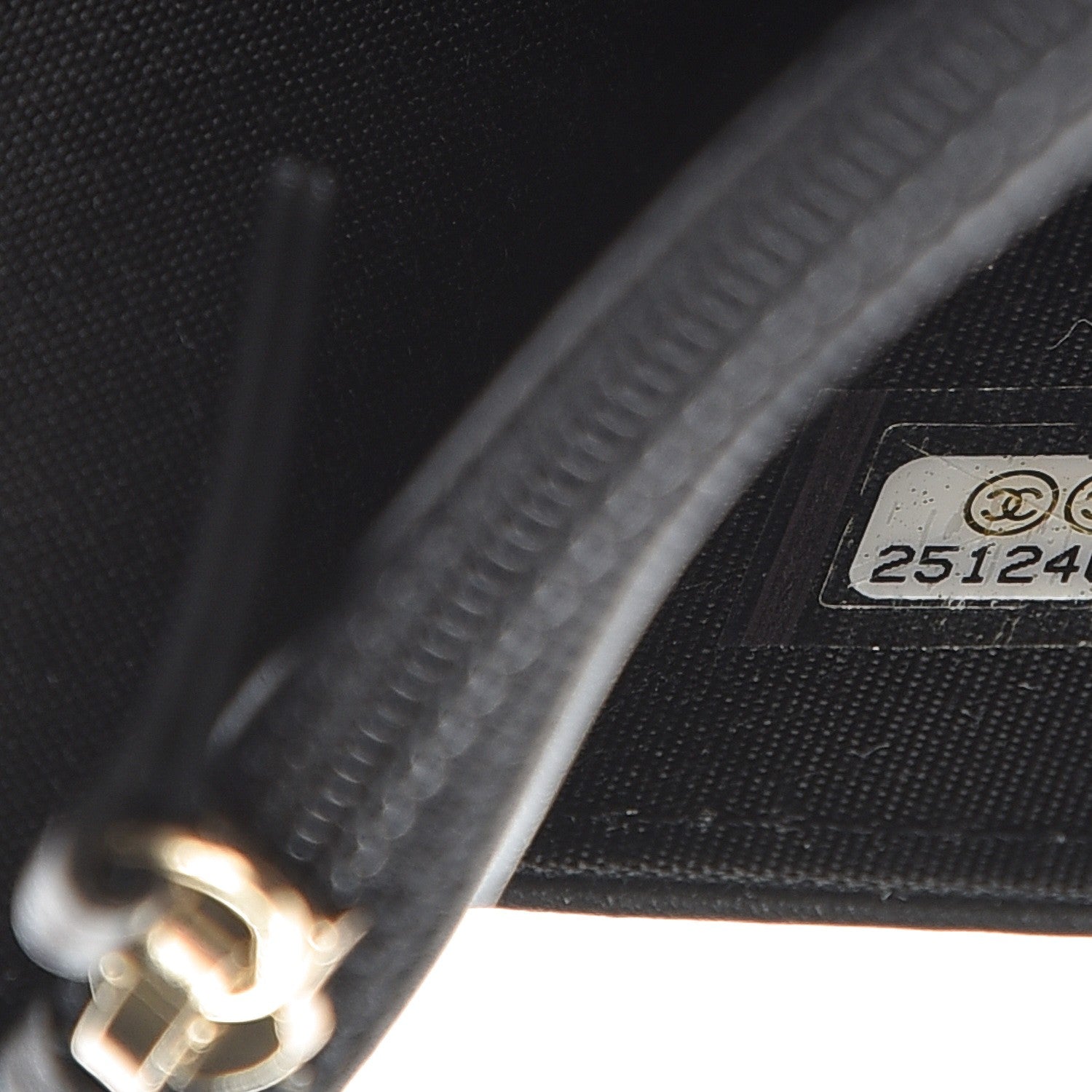 Chanel Caviar Chevron Quilted Boy Wallet On Chain WOC Black 8 of 9