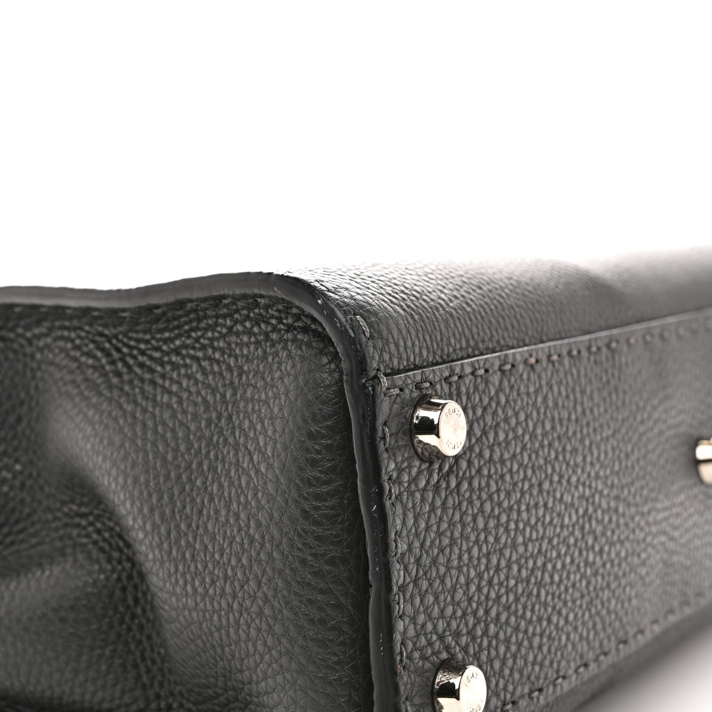 Cuoio Romano Selleria Bi-Color Medium Peekaboo Iconic Satchel Asfalto Latte