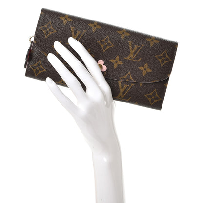 Louis Vuitton Monogram Bloom Flower Emilie Wallet 2 of 8