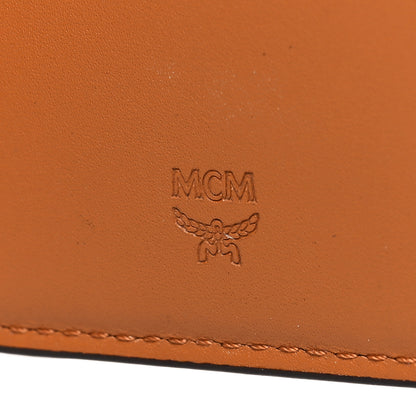 MCM Visetos Small Flap Wallet Cognac 6 of 11
