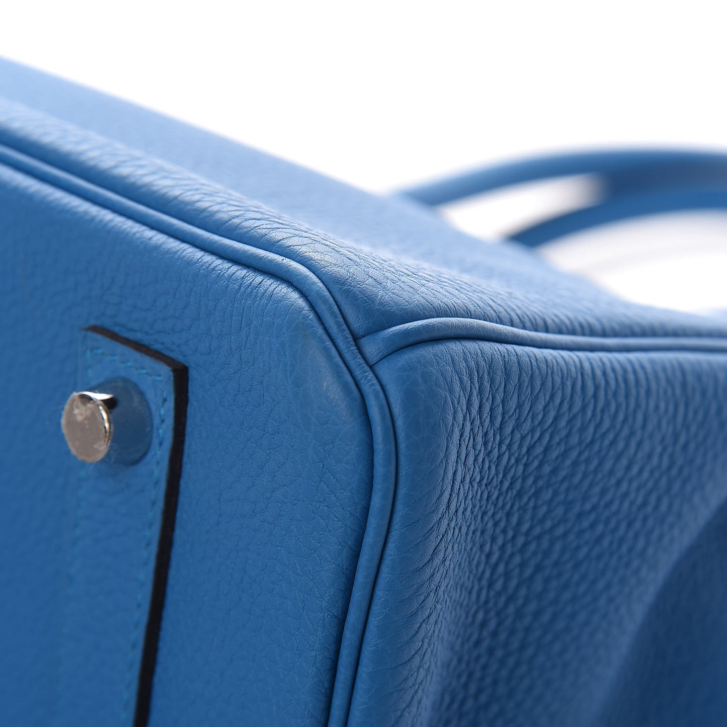 Togo Verso Birkin 35 Bleu Zanzibar Malachite