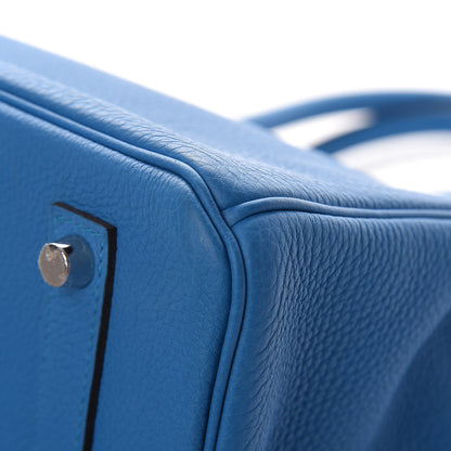 Hermes Togo Verso Birkin 35 Bleu Zanzibar Malachite 35 of 37