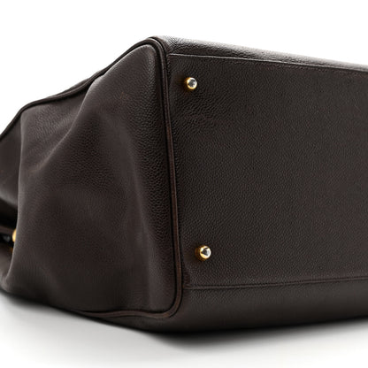 Chanel Caviar XL Weekender Bag Brown 11 of 18