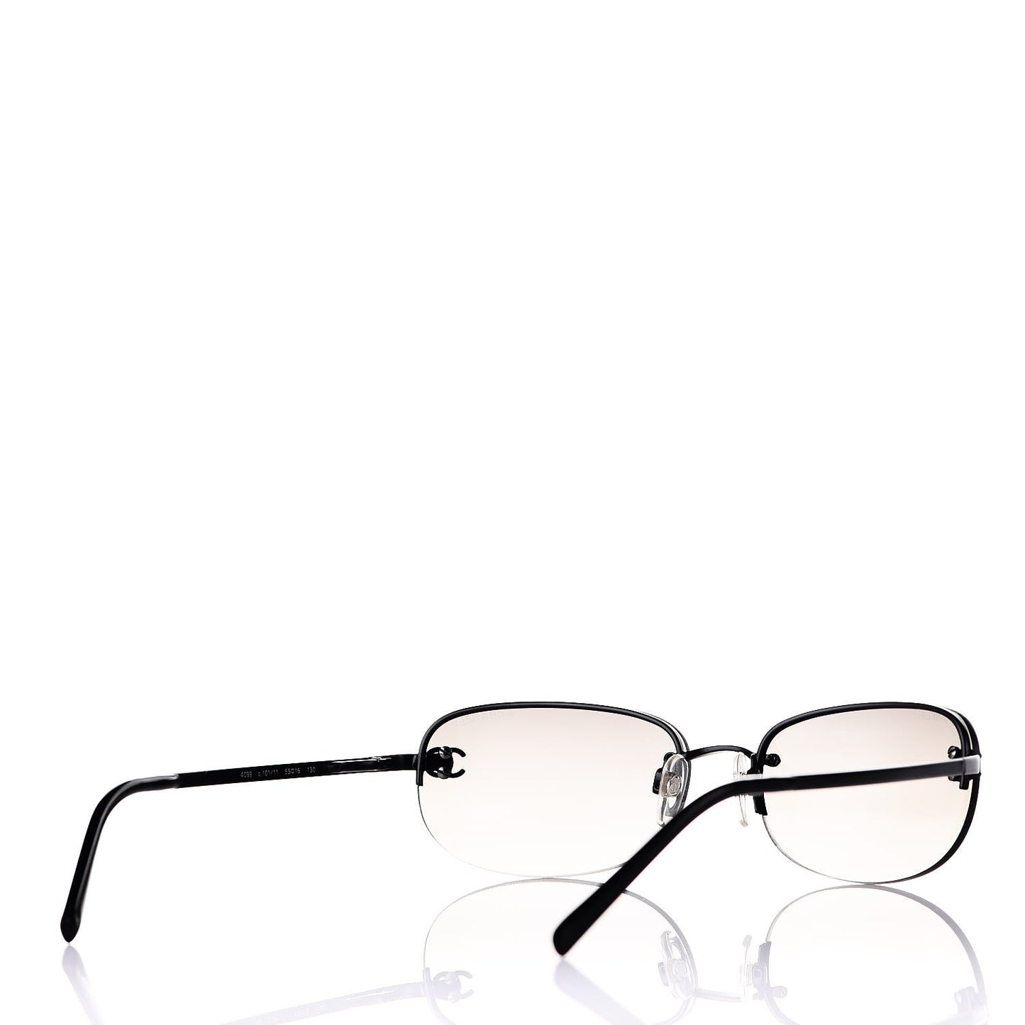 Metal CC Frameless Sunglasses 4099 Black