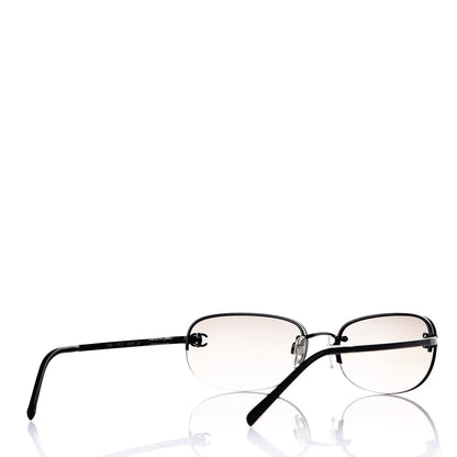 Chanel Metal CC Frameless Sunglasses 4099 Black 4 of 8