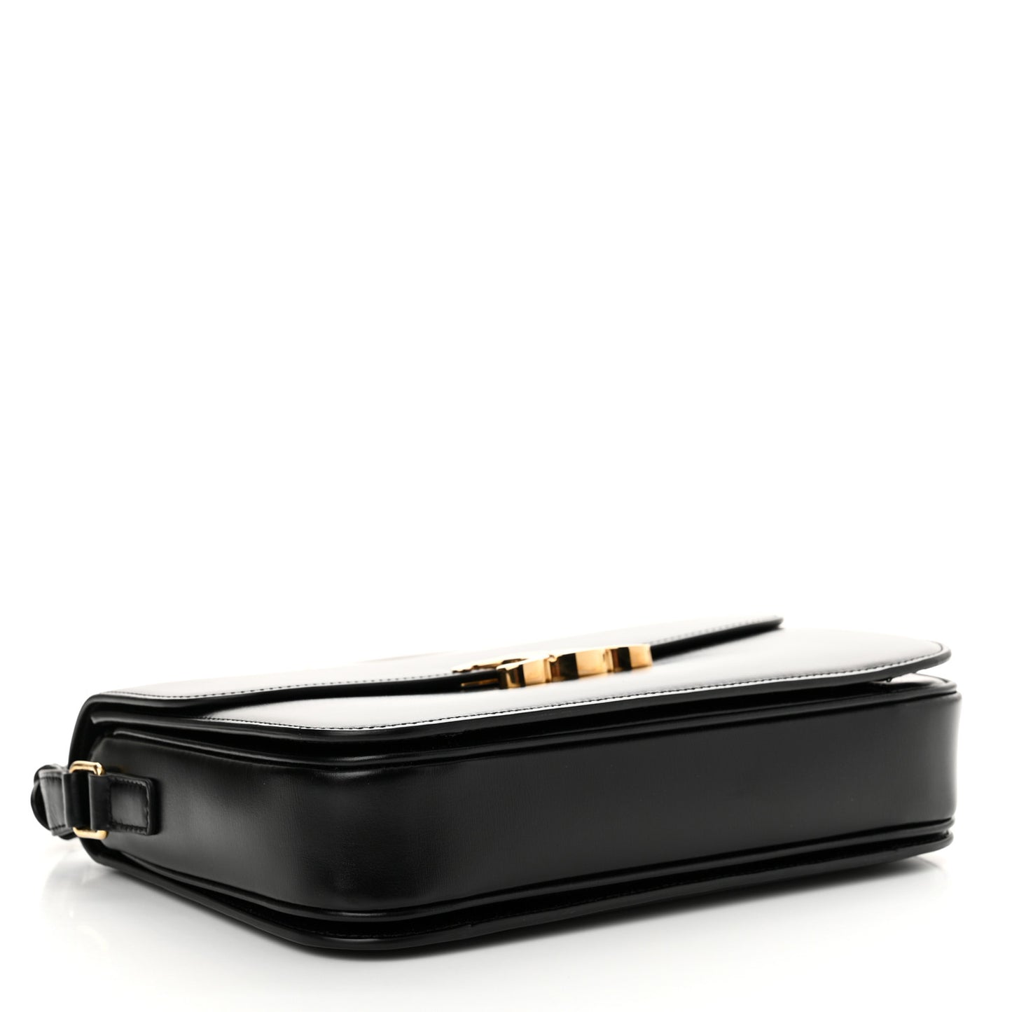 Shiny Calfskin Large Triomphe Black