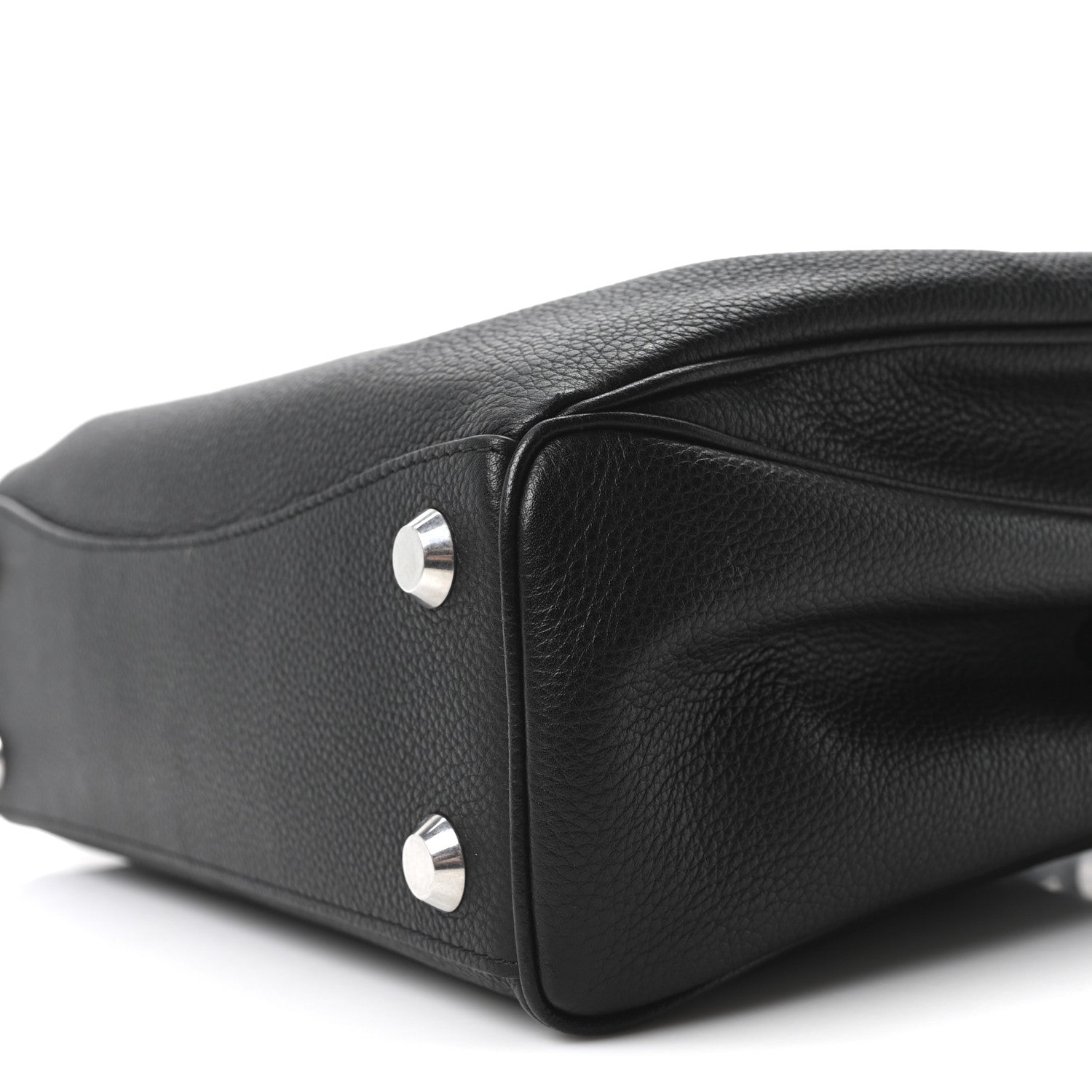 Balenciaga Grained Calfskin Small Rodeo Top Handle Handbag Black 10 of 10