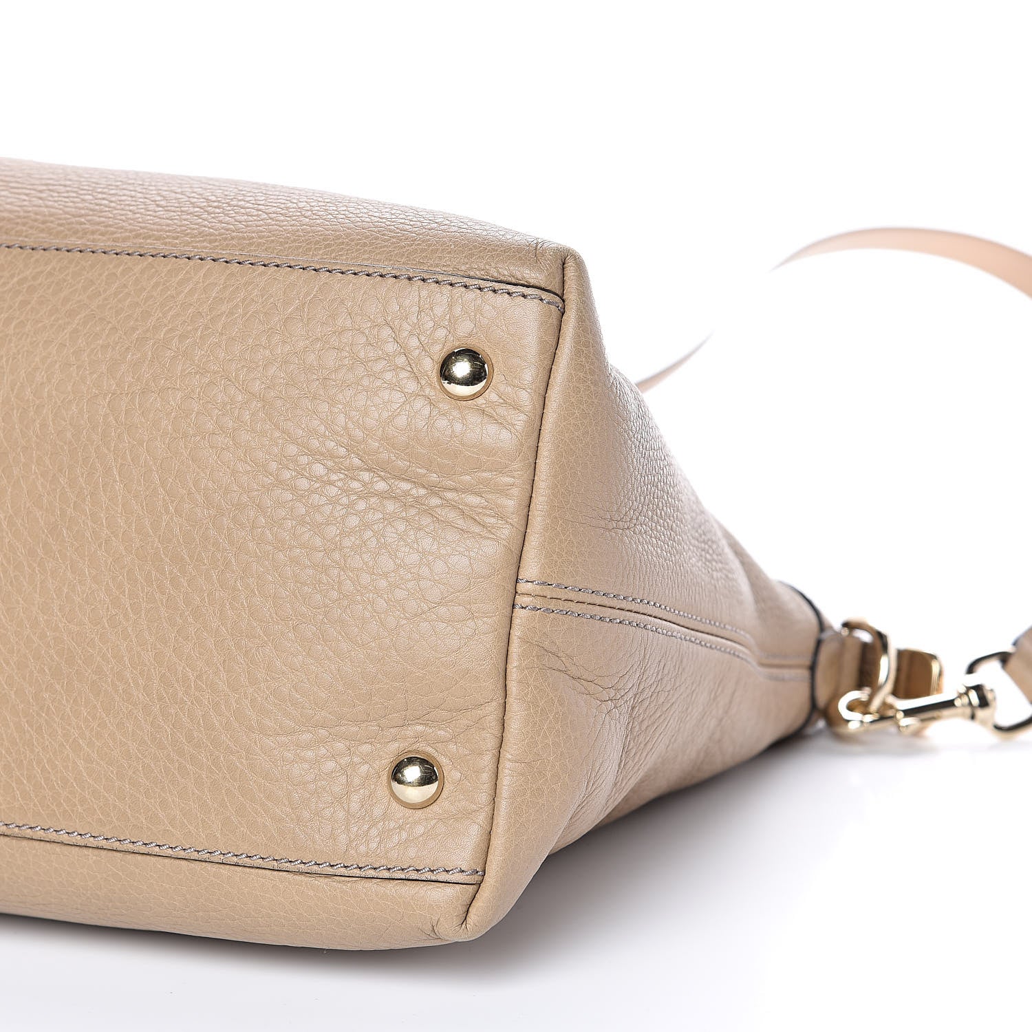 Gucci Cellarius Calfskin Small Soho Top Handle Satchel Camelia 11 of 12