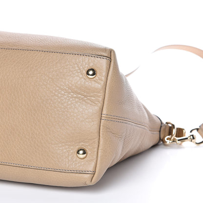 Gucci Cellarius Calfskin Small Soho Top Handle Satchel Camelia 11 of 12