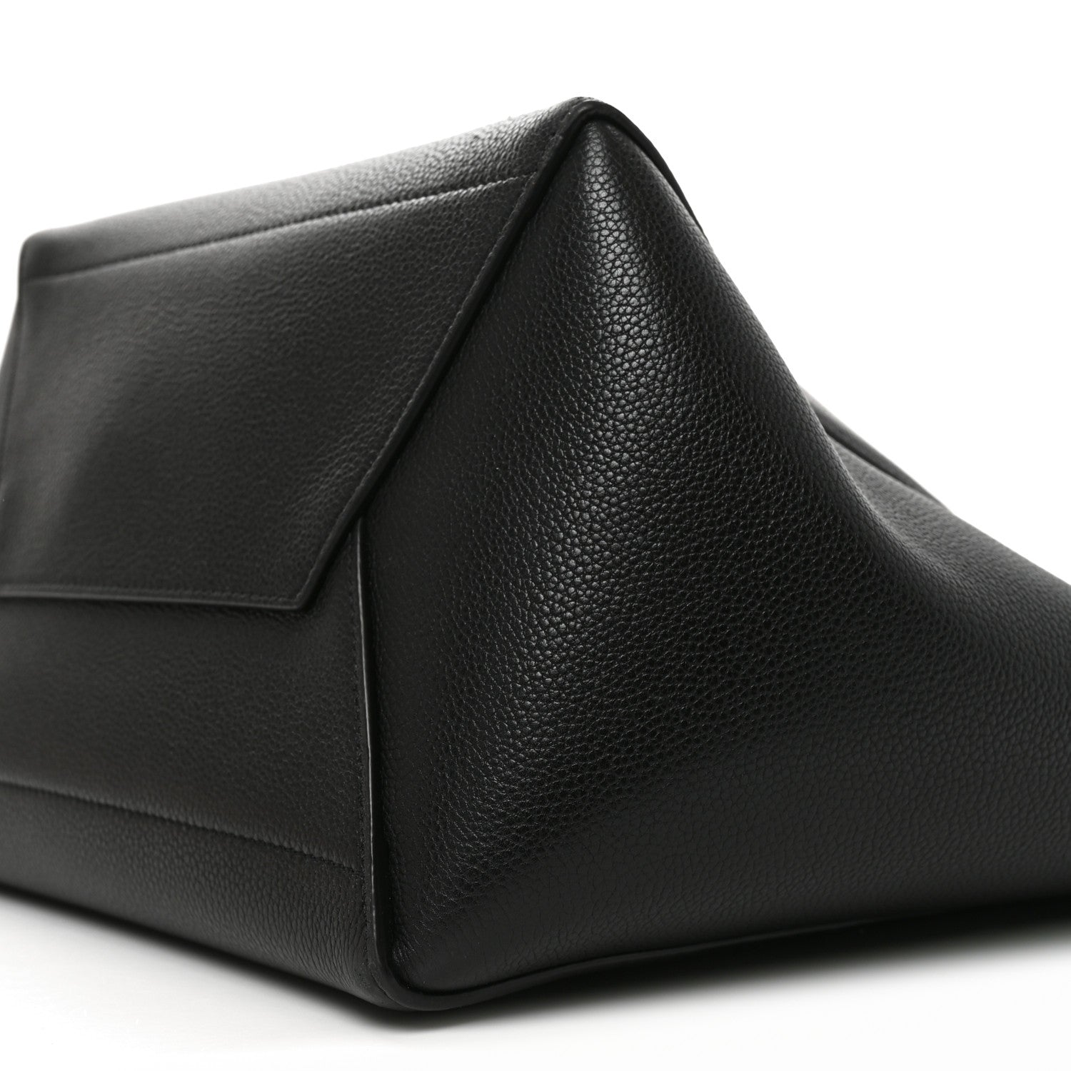 Celine Soft Grained Calfskin Sangle Bucket Bag Black 9 of 9
