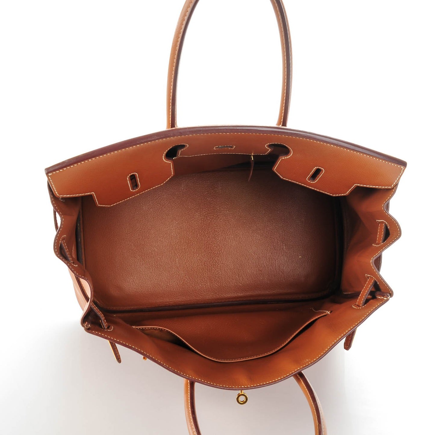 Epsom Birkin 35 Gold