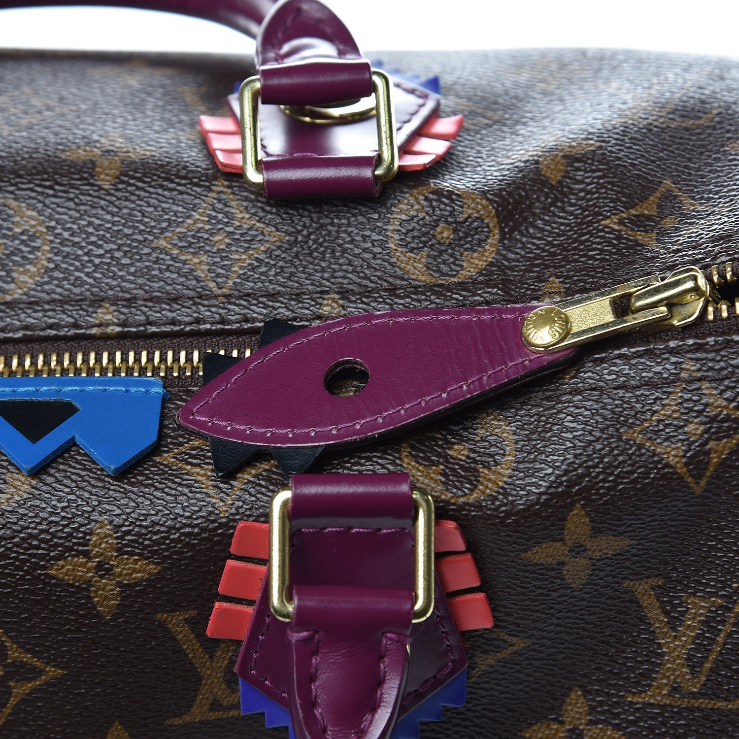 Louis Vuitton Monogram Totem Speedy 30 Magenta 13 of 13