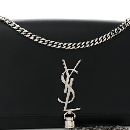 Saint Laurent Smooth Calfskin Medium Classic Monogram Kate Tassel Satchel Black 7 of 10