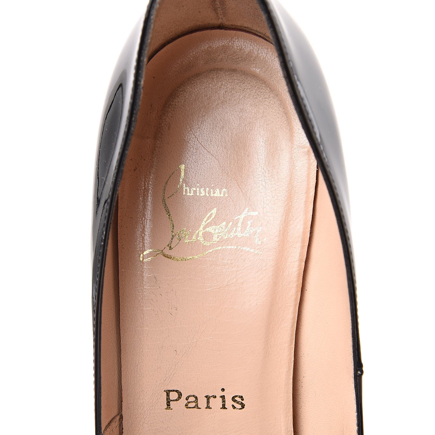 Christian Louboutin Patent Mater Claude 85 Pumps 40 Black 6 of 11