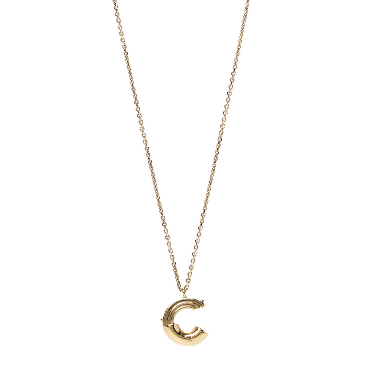 LV And Me Letter C Necklace Gold