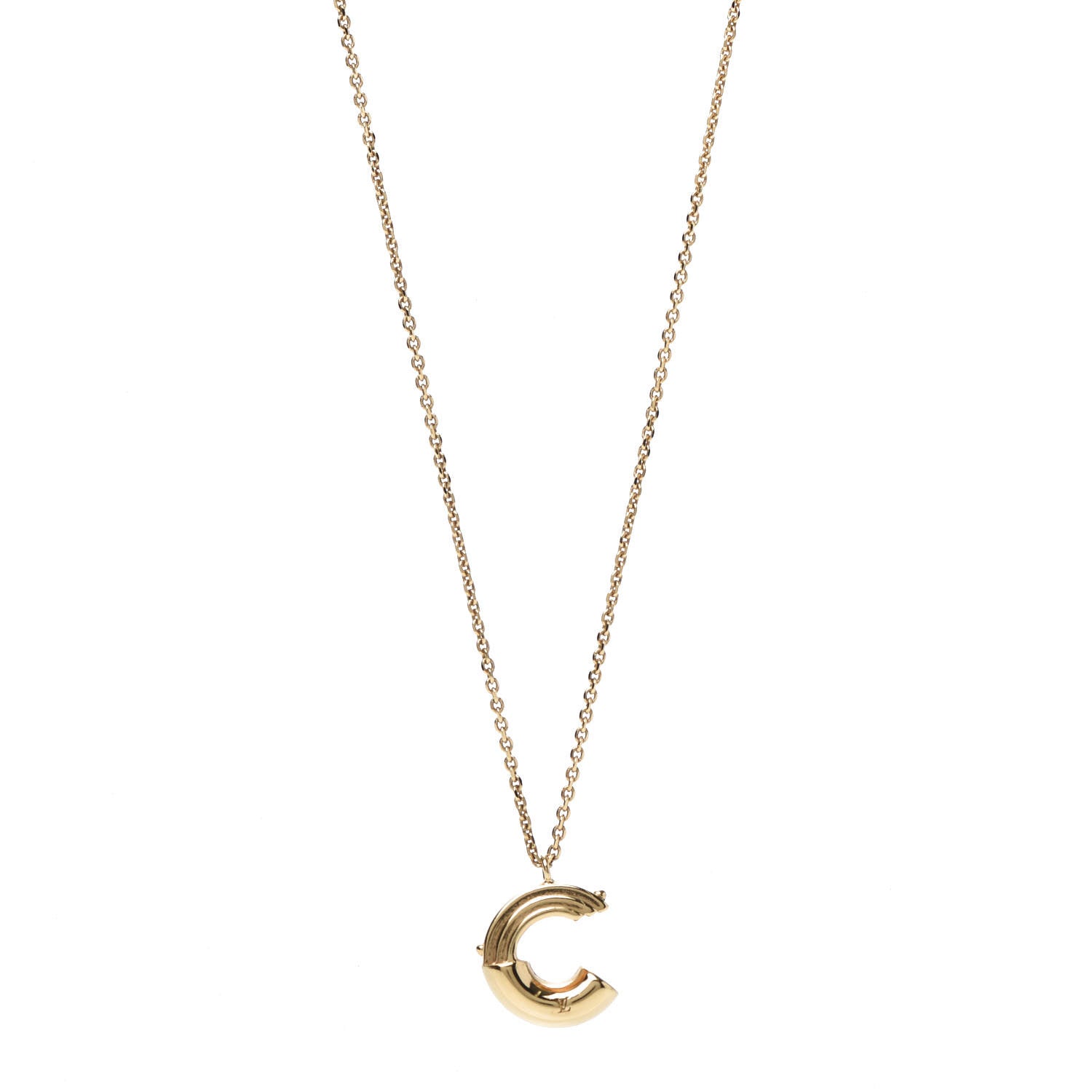 Louis Vuitton LV And Me Letter C Necklace Gold 1 of 9