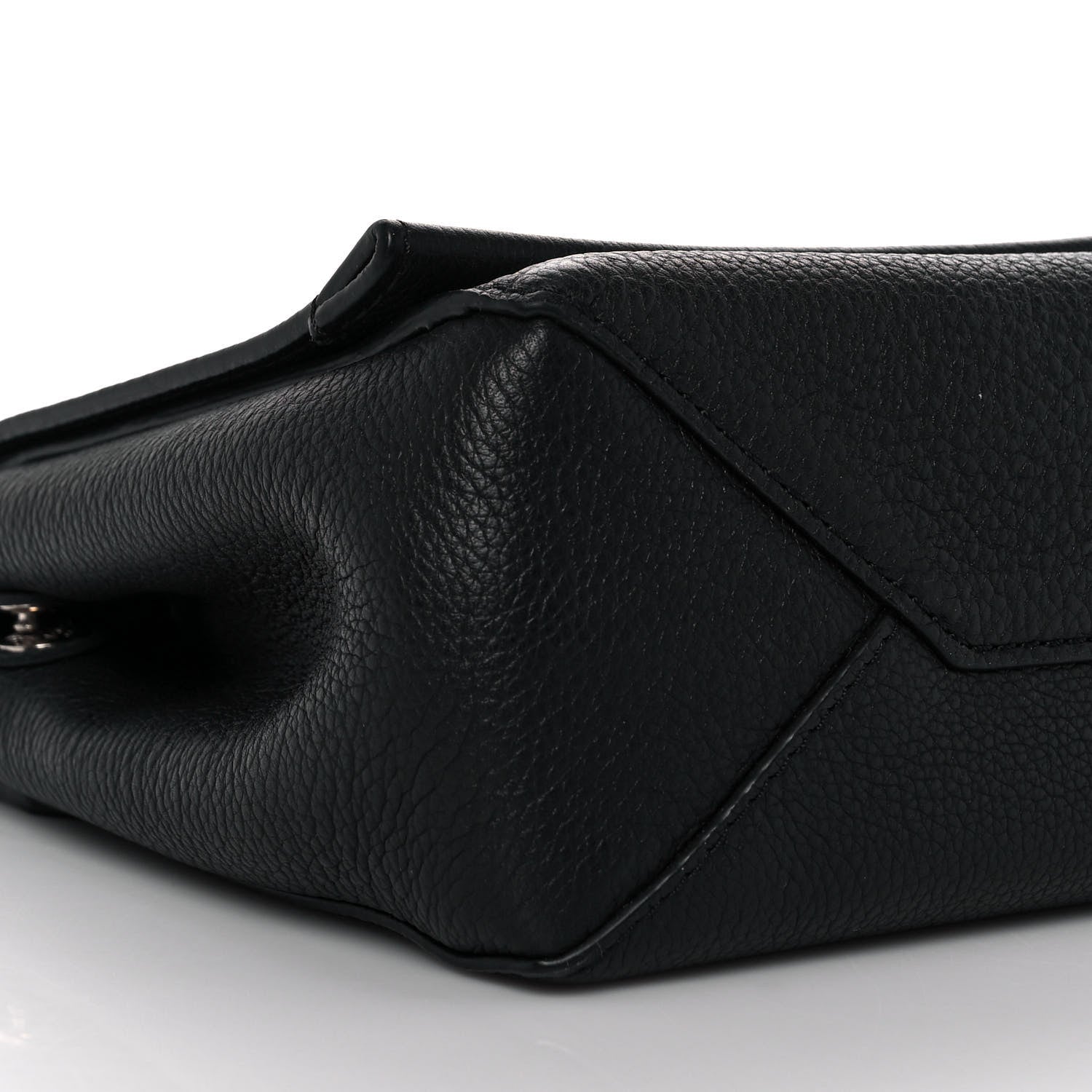 Louis Vuitton Calfskin Lockme II Chain Bag BB Black 8 of 9