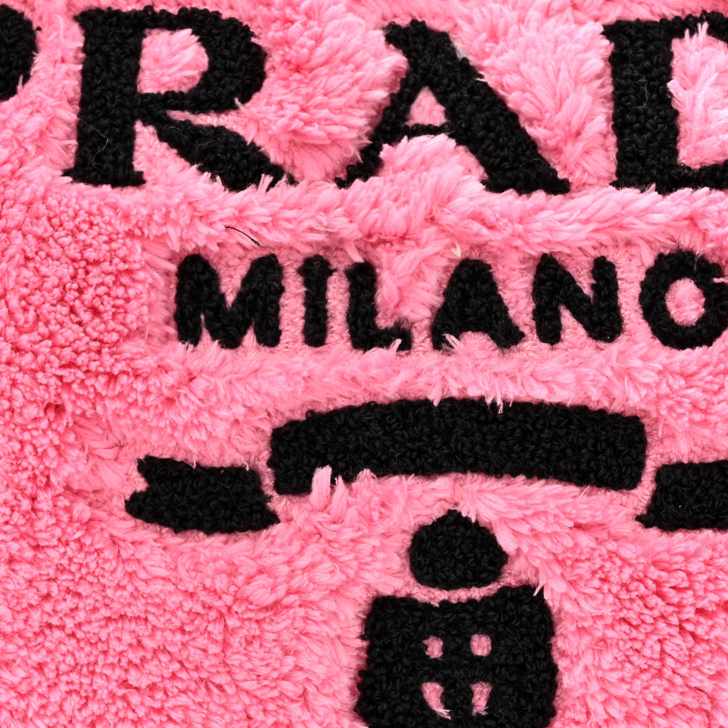Prada Terry Cloth Mini Re-Edition 2000 Bag Petalo Black 7 of 10