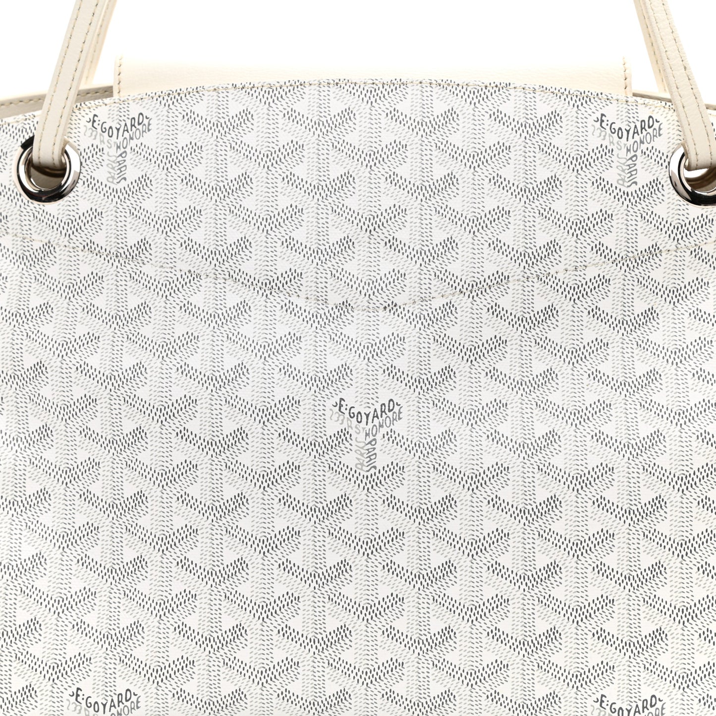 Goyardine Rouette PM White