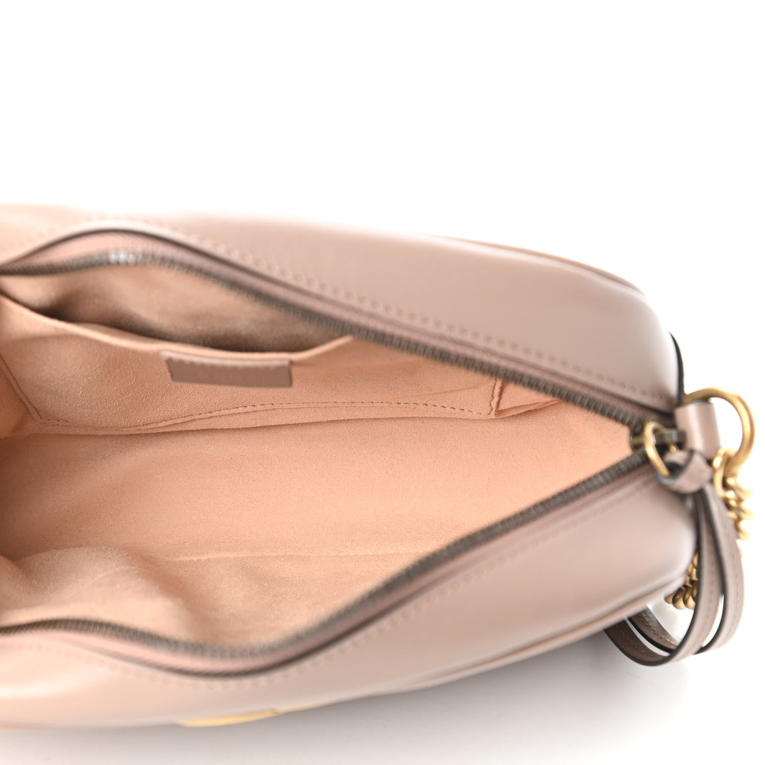 Gucci Calfskin Matelasse Small GG Marmont Chain Shoulder Bag Porcelain Rose 5 of 10