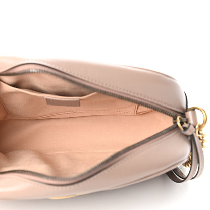 Gucci Calfskin Matelasse Small GG Marmont Chain Shoulder Bag Porcelain Rose 5 of 10