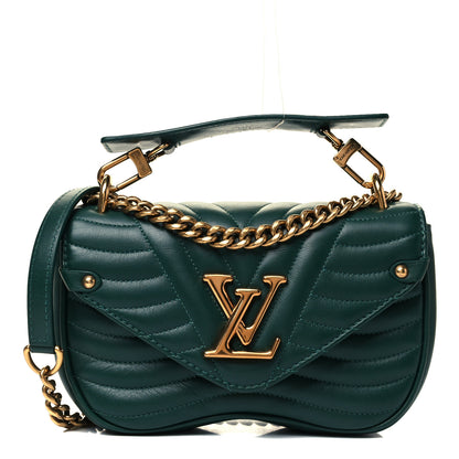 Louis Vuitton Calfskin New Wave Chain PM Emerald 1 of 8