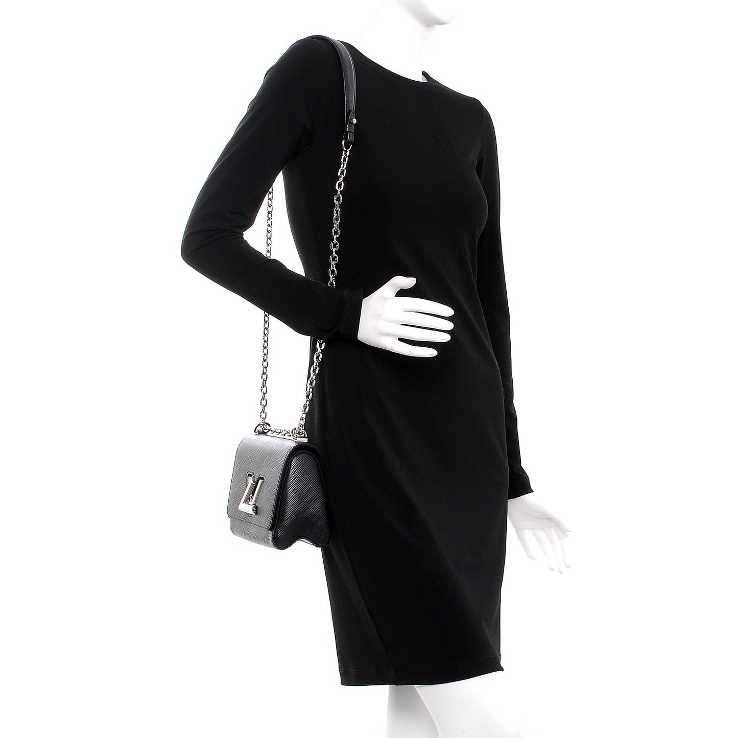 Epi Twist Shoulder Bag PM Black