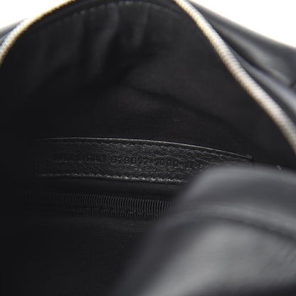 Balenciaga Smooth Calfskin Logo Everyday Beltpack XS Black White 7 of 10