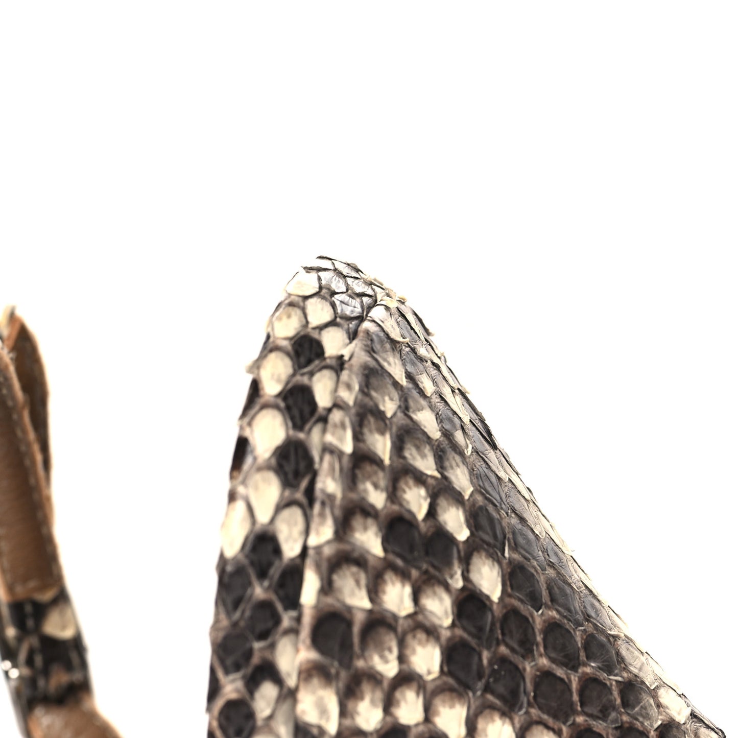 Snakeskin Night 70 Sandals 38.5 Granit