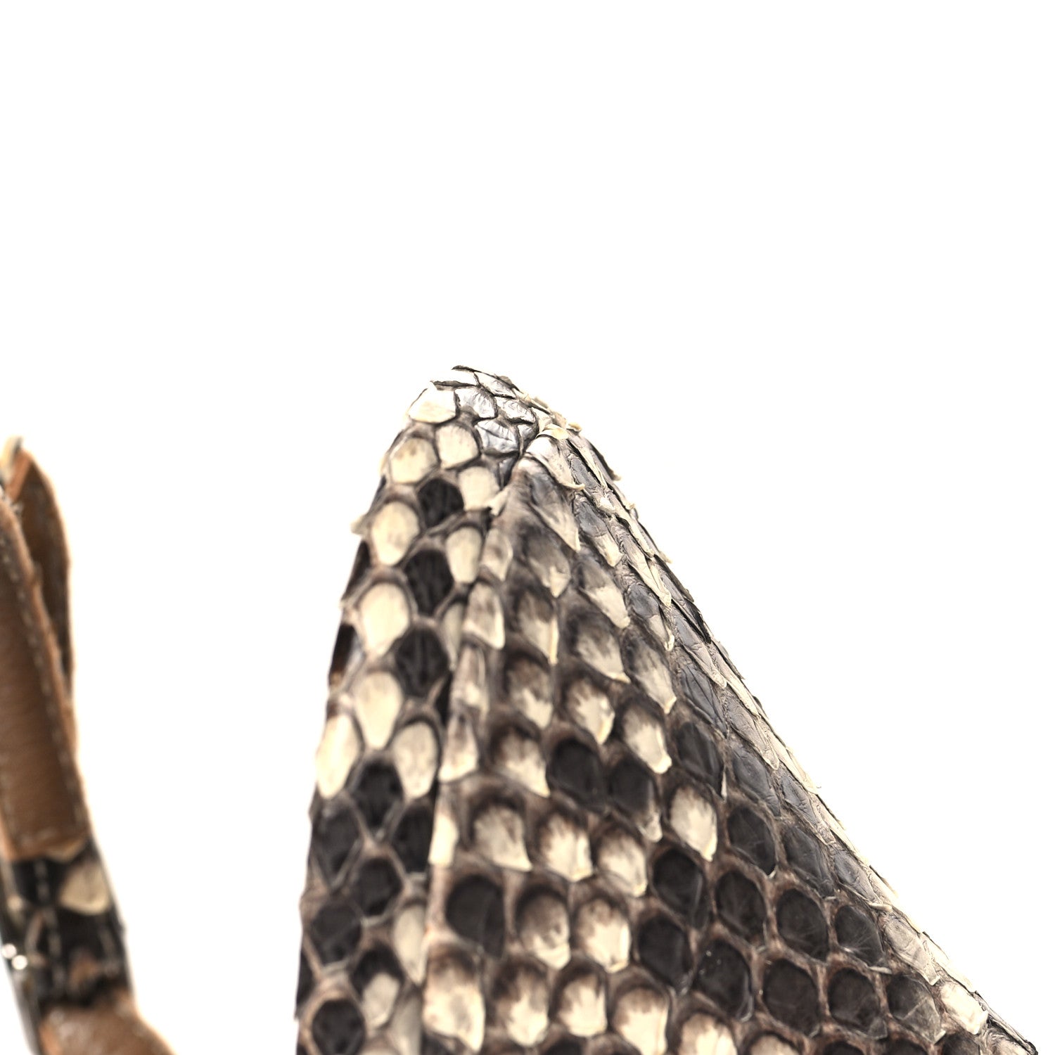 Hermes Snakeskin Night 70 Sandals 38.5 Granit 9 of 9