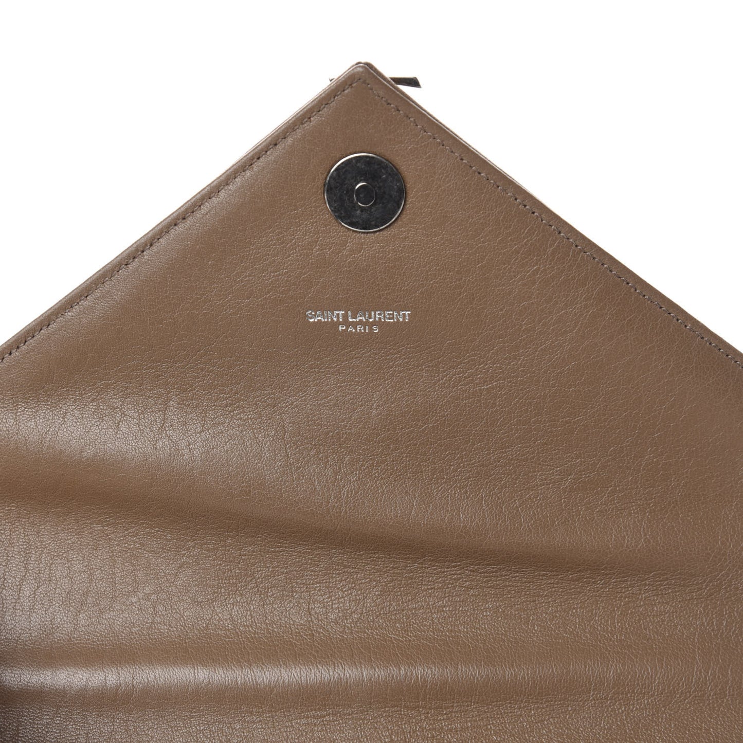 Sheepskin Matelasse Chevron Monogram Medium College Bag Fard