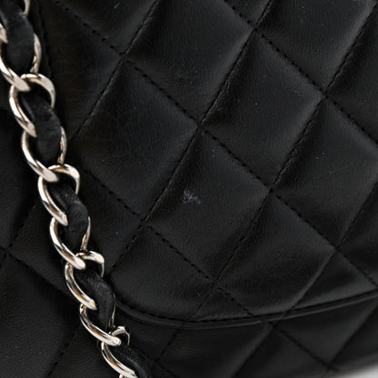 Chanel Lambskin Quilted Medium Double Flap Black 7 of 11