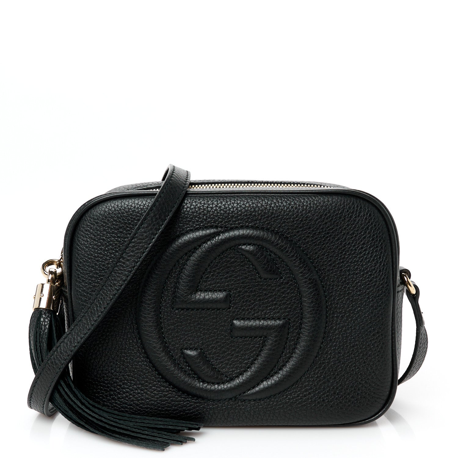 Gucci Pebbled Calfskin Small Soho Disco Bag Black 1 of 12