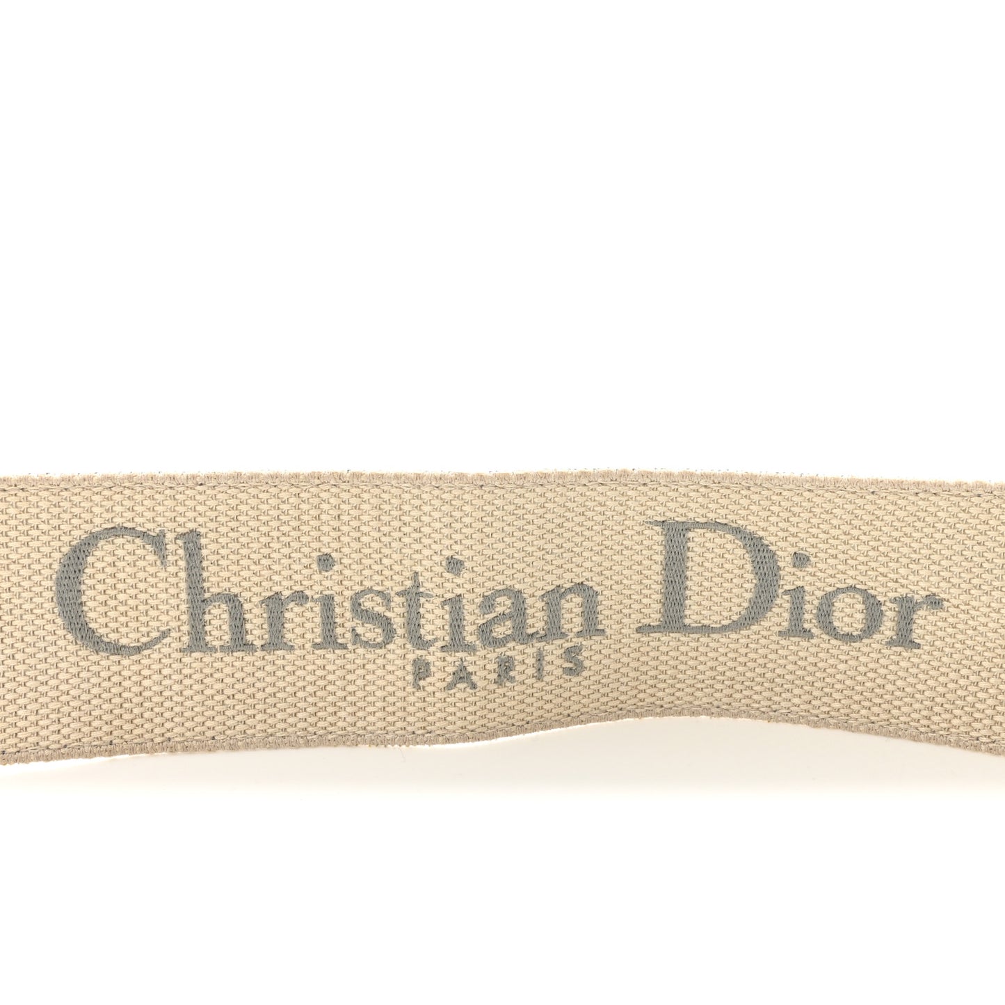 Canvas Embroidered Shoulder Strap Grey