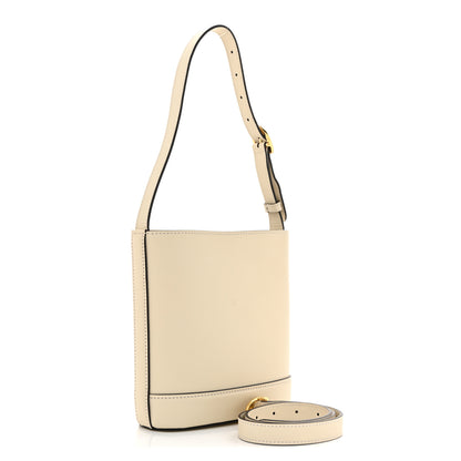Gucci Arabella Calfskin Horsebit 73 Mini Bucket Bag White 3 of 12