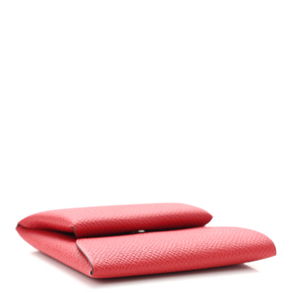 Hermes Epsom Bastia Coin Purse Rouge Casaque 4 of 6