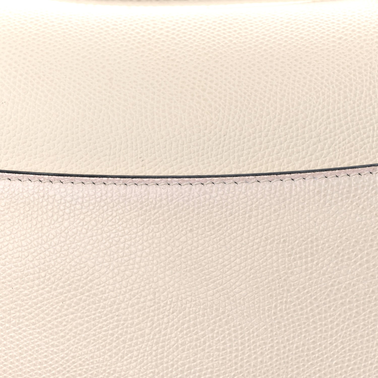 Christian Dior Grained Calfskin Saddle Bag White 18 of 18