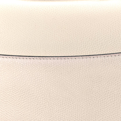 Christian Dior Grained Calfskin Saddle Bag White 18 of 18