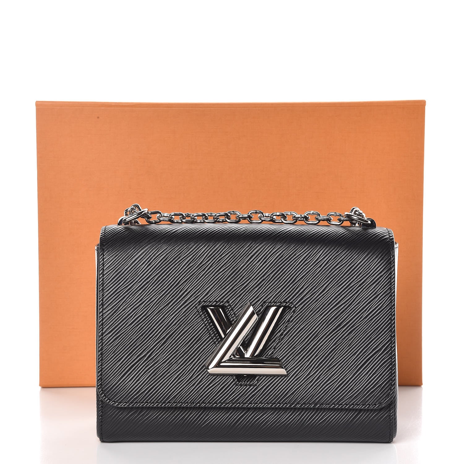 Louis Vuitton Epi Twist Shoulder Bag MM Black 10 of 10
