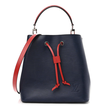 Louis Vuitton Epi Neonoe Indigo Coquelicot 1 of 10