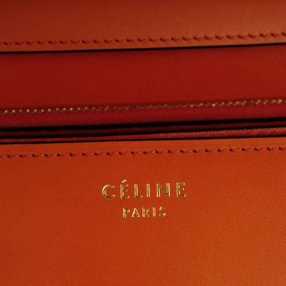 Celine Box Calfskin Medium Classic Box Flap Bag Tawny 5 of 8