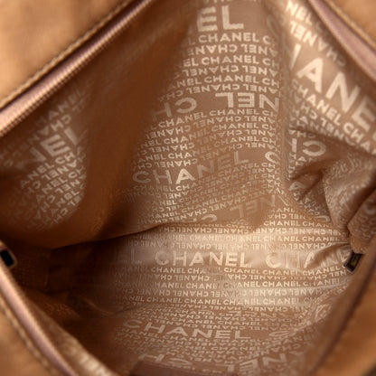 Chanel Lambskin Stitched Medium Ultimate Soft Tote Beige 4 of 4